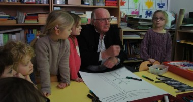 14 février 2014 – Visite du botaniste Francis Hallé, qui a donné naissance au film « Il était une forêt »