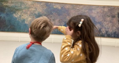 « La Minute de Véronique »/Exposition Robert Ryman, le regard en acte, et les Nymphéas de Monet avec les GS/mardi 23 avril 2024.