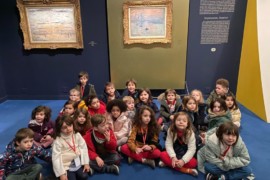 « La Minute de Véronique »-l’exposition « Face au Soleil, Un Astre dans les Arts » au Musée Marmottan-Monet avec les GS et les MS- vendredi 13 janvier 2023