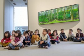 La minute de Véronique/ Exposition avec les MS et les GS « A Year In Normandie » David Hockney au Musée de l’Orangerie/mardi 16 novembre 21/